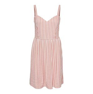 ONLY Letní šaty 'Sharon'  světle růžová / bílá