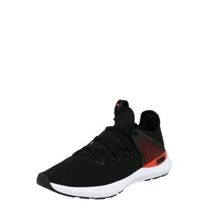 PUMA Sportovní boty  černá / oranžová