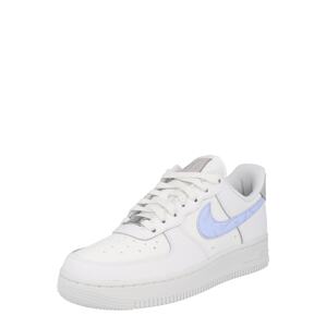 Nike Sportswear Tenisky 'AIR FORCE'  bílá / světlemodrá / stříbrně šedá