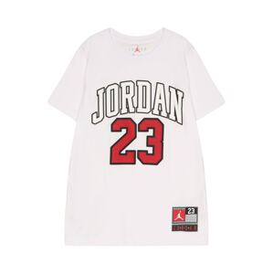 Jordan Tričko  bílá / červená / šedá / černá