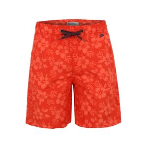 BLEND Plavecké šortky  červená / korálová