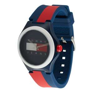 Tommy Jeans Analogové hodinky námořnická modř / ohnivá červená / bílá