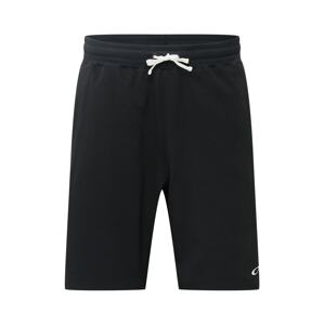 OAKLEY Sportovní kalhoty 'VIGOR ELLIPSE' černá / bílá