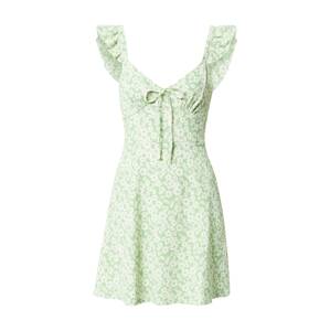 Dorothy Perkins Šaty pastelově zelená / offwhite