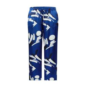 Lauren Ralph Lauren Plus Kalhoty  krémová / modrá / námořnická modř