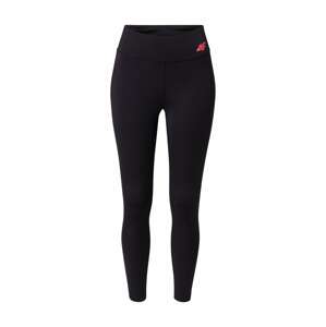 4F Sportovní kalhoty  světle růžová / černá