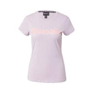 BENCH Tričko 'LEORA'  fialová / růžová / bílá