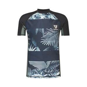 BRUNOTTI Funkční tričko 'Waimea'  námořnická modř / pastelová modrá / černá / bílá