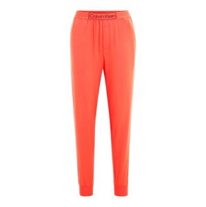 Calvin Klein Underwear Pyžamové kalhoty oranžově červená / černá