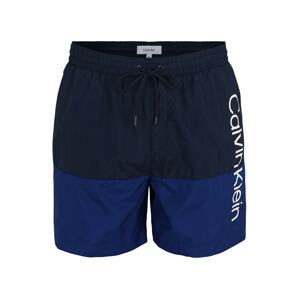 Calvin Klein Swimwear Plavecké šortky  námořnická modř / noční modrá / bílá