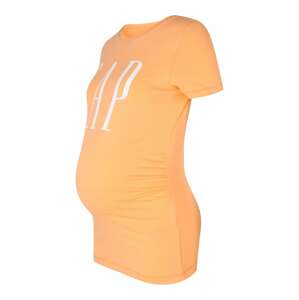 Gap Maternity Tričko oranžová / bílá