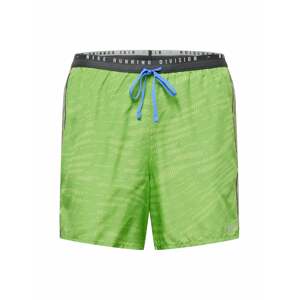 NIKE Sportovní kalhoty 'Move to Zero' modrá / zelená / černá / bílá