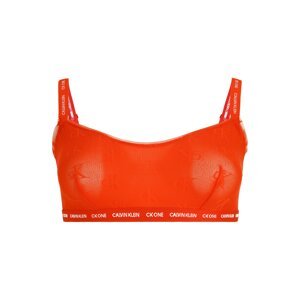 Calvin Klein Underwear Plus Podprsenka oranžově červená / bílá
