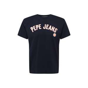 Pepe Jeans Tričko 'ALESSIO'  tmavě modrá / korálová / bílá