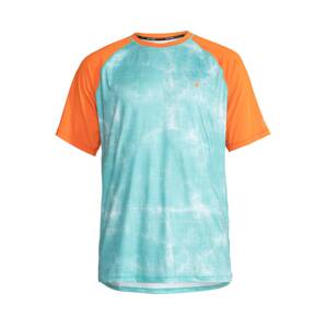 Spyder Funkční tričko modrá / oranžová / bílá
