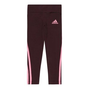 ADIDAS SPORTSWEAR Sportovní kalhoty světle růžová / burgundská červeň