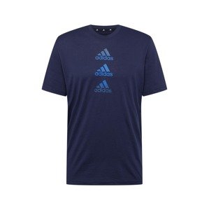 ADIDAS PERFORMANCE Funkční tričko  modrá / námořnická modř