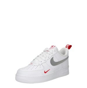 Nike Sportswear Tenisky 'AIR FORCE 1'  bílá / červená / šedá
