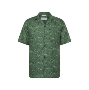 CRAGHOPPERS Funkční košile smaragdová / jedle / offwhite
