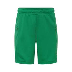 PUMA Sportovní kalhoty zelená / bílá