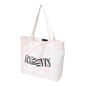 AllSaints Nákupní taška  šedá / světle růžová / bílá