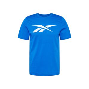 Reebok Sport Funkční tričko 'Vector' královská modrá / bílá