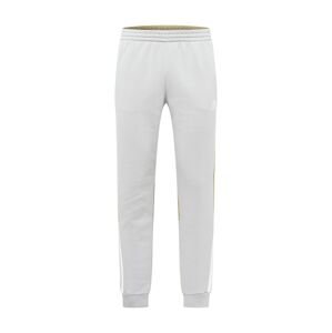ADIDAS SPORTSWEAR Sportovní kalhoty  šedý melír / khaki / bílá