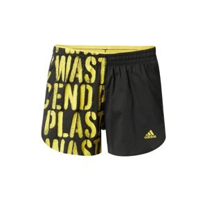 ADIDAS SPORTSWEAR Sportovní kalhoty 'Run Fast' žlutá / černá