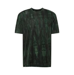 ADIDAS PERFORMANCE Funkční tričko  zelená / tmavě zelená / černá