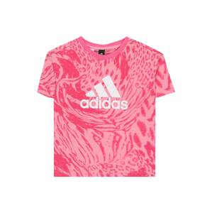 ADIDAS SPORTSWEAR Funkční tričko pink / světle růžová / bílá