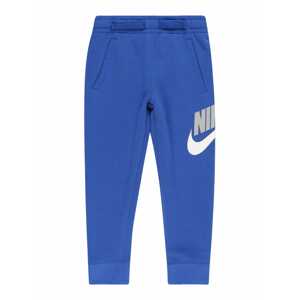 Nike Sportswear Kalhoty modrá / šedá / bílá
