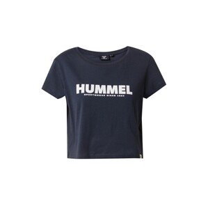 Hummel Tričko 'LEGACY'  noční modrá / bílá