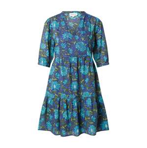 Maison 123 Košilové šaty 'MADELEINE' modrá / světlemodrá / zelená / bílá