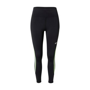 4F Sportovní kalhoty světle zelená / černá / bílá