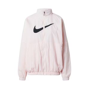 Nike Sportswear Přechodná bunda pastelově růžová / černá