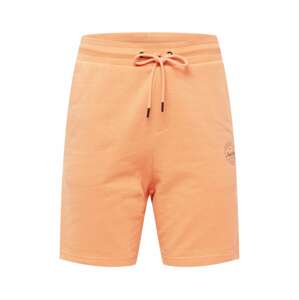 JACK & JONES Kalhoty 'SHARK'  námořnická modř / oranžová