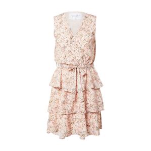 SISTERS POINT Letní šaty 'NAPPA' khaki / růžová / starorůžová