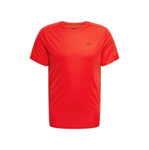 Reebok Sport Funkční tričko  červená / černá