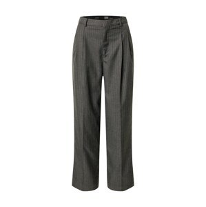 SCOTCH & SODA Kalhoty se sklady v pase šedý melír / jedle