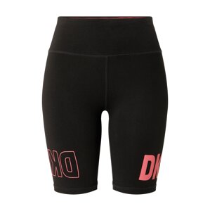 DKNY Performance Sportovní kalhoty  pink / černá