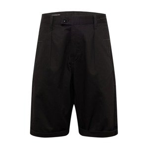 G-Star RAW Kalhoty se sklady v pase  černá