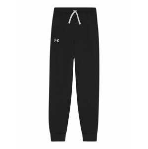 UNDER ARMOUR Sportovní kalhoty 'BRAWLER 2.0'  černá / bílá