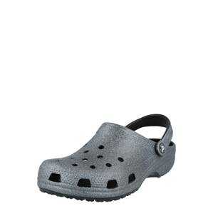 Crocs Pantofle stříbrně šedá