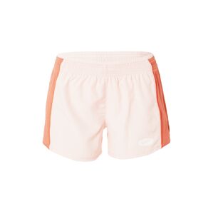 NIKE Sportovní kalhoty  rezavě hnědá / pastelově oranžová / bílá