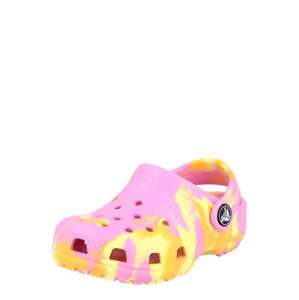 Crocs Otevřená obuv  pink / žlutá
