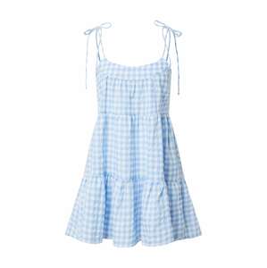 MINKPINK Letní šaty 'THEA' světlemodrá / bílá