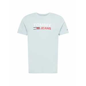 Tommy Jeans Tričko  azurová / červená / bílá