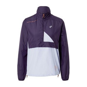 ASICS Sportovní bunda 'Fujitrail' modrá / šedá / tmavě fialová / oranžová