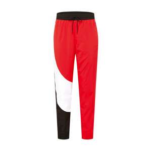 PUMA Sportovní kalhoty 'Clyde'  červená / černá / bílá