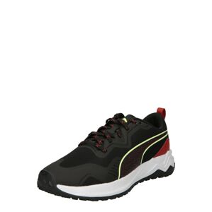 PUMA Sportovní boty 'Better Foam Xterra'  černá / červená / světle zelená